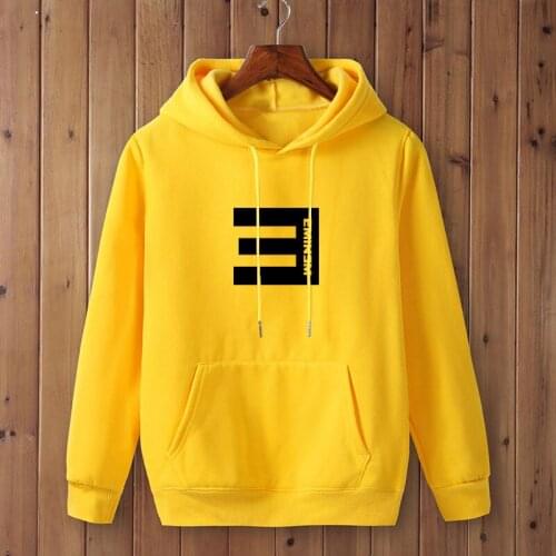 2021 New Winter Mens Hoodies EMINEM Printed Eminem Thicken Pullover Sweatshirt men Sportswear Fashion Clothing
