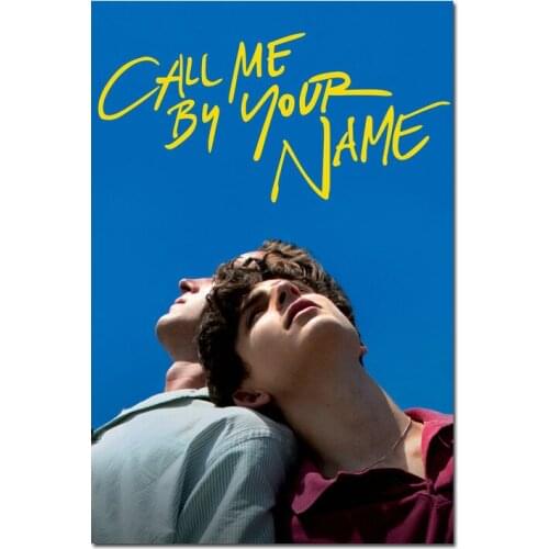 Call Me By Your Name Movie Luca Guadagnino Armie Hammer Poster Art Prints Silk Canvas For Wall Pictures Room Decoration-005