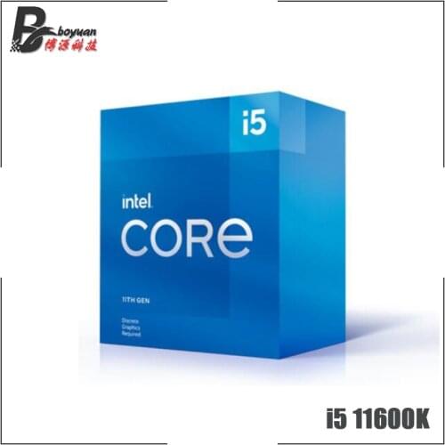 Intel Core i5-11600K i5 11600K 3.9 GHz Six-Core Twelve-Thread CPU Processor L3=12M 125W LGA 1200 Need H410 B560 Z590 Motherboard