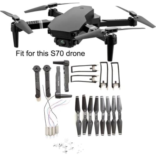 S70pro Rc Drone Accessories Motors Engines S70 Quadcopter Arm Propeller Blades Guard Gear Parts