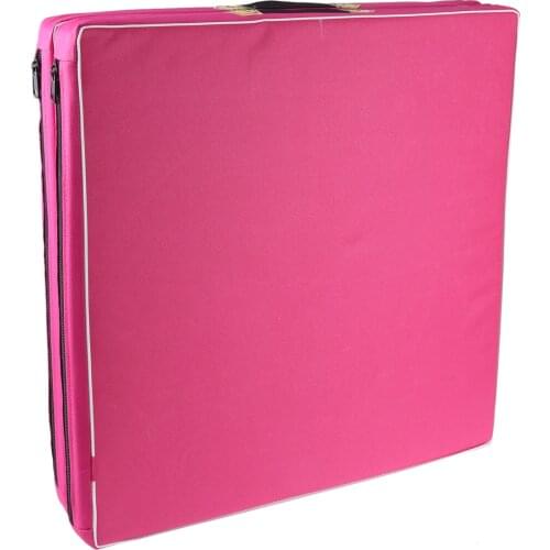 Foldable Exercise Floor Mat Dance Yoga Gymnastics Training Mat for Home Judo Pilates Gym 100x50x5cm (Blue)