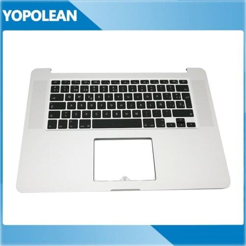 Brand New Spainish Palmrest Topcase For MacBook Pro Retina 15" A1398 SP Spain Layout With keyboard & Backlight 2012 Year