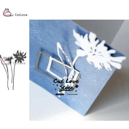 3PCS Flower Plant Metal Cutting Dies Stencils For DIY Scrapbooking Paper Card Decorative Craft Dies Embossing Die Cuts New 2019
