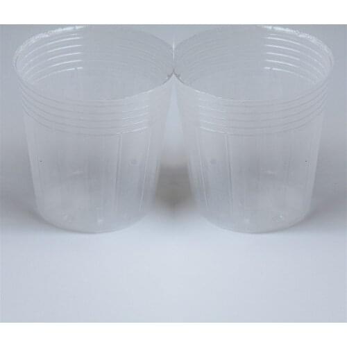 High quality 10 pcs Nursery Pots Seedling-raising Transparent nursery bags Garden Supplies Free shipping size 10*10*7.5