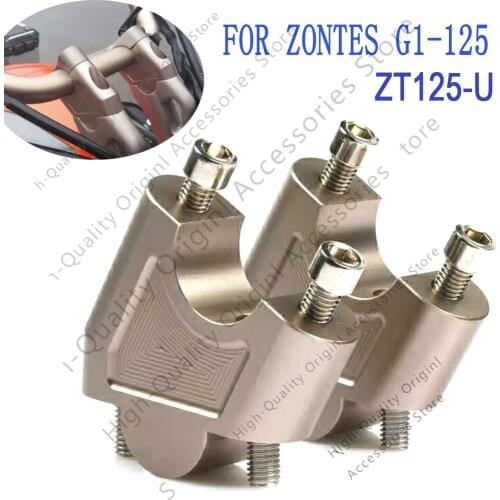 For Zontes G1-125 ZT125-U 155-U Handlebar Heighten Move back Riser Bar Mount Handle Clamp Zontes ZT155-U G1 125 ZT125 U