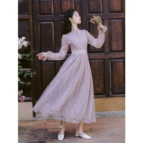 SWEETXUE 2020 New Fashion Gentle And Elegant Womens Lace Embroidered Ladies Party Dress Casual Lace Dresses Vestidos