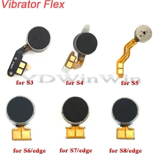 10pcs Vibrator Motor Flex For Samsung Galaxy S3 i9300 S4 i9500 S5 S6 G920 S7 Edge G930 G935 S8 Plus Vibration Buzzer Flex