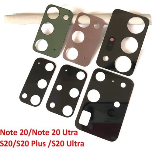 20PCS，Camera Lens Glass With glue For Samsung Galaxy A21S A70S A71 A31 A51 A41 A30S A50S M31 M21 S20 Note 20 Ultra S20 Plus Ultr