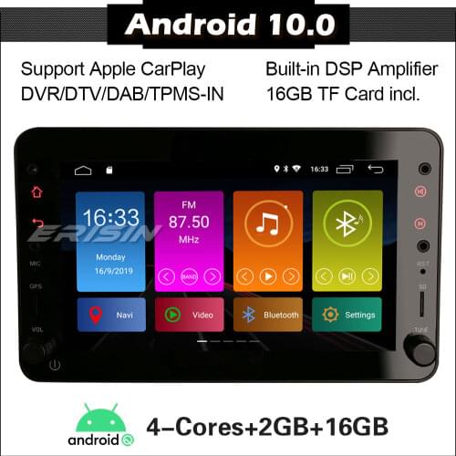 ERISIN 3020 Android 10.0 DSP Carplay GPS Autoradio Car Stereo for Alfa Romeo Spider 159 Sportwagon Brera Radio Multimedia Player