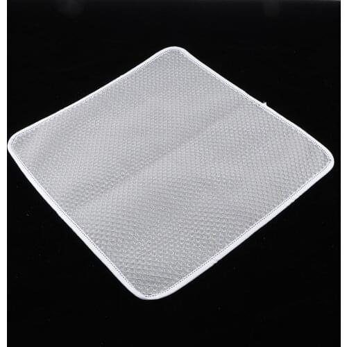 White Blank Latch Hook Rug Canvas Rug Craft DIY Crafts 38x38cm/15x15in