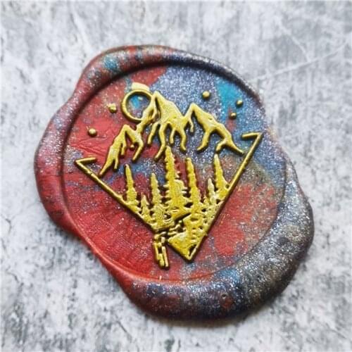 Hawthorn mountain Forest for seal stamps Retro Wood Stamp Sealing Wax Seal Stamp Wedding Decorative sealing Stamp wax seals