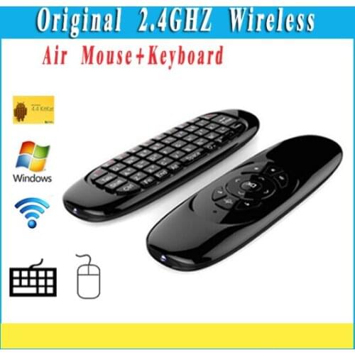 C120 Fly Air Mouse 2.4Ghz Wireless Gaming keyboard Android Remote Control For Smart Tv Box Mini PC
