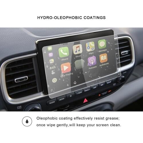 For Venue 2020 Car GPS Navigation Touch Center Screen Protector Auto Interior Accessories Tempered Glass Film