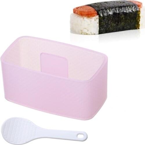 Goldbaking Spam Musubi Mold Sushi Maker Press With Rice Spoon BPA Free Non-Stick Onigiri Sekirei and Kimbab Making Kit