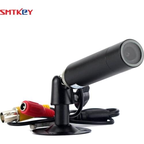 HD 800TVL Color Mini Bullet Video Camera CVBS Analog 960H Surveillance CCTV Camera with Bracket