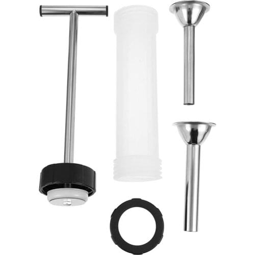 Sausage Stuffer Stainless Steel Sausage Maker Machine Kitchen Hand Tools Sausage Maker Meat Stuffer