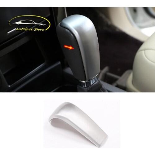 For Toyota Prado FJ150 FJ 150 2010-17 Car Styling ABS Chrome Front Door shook hands Cover Interior Gear Shift head Trims
