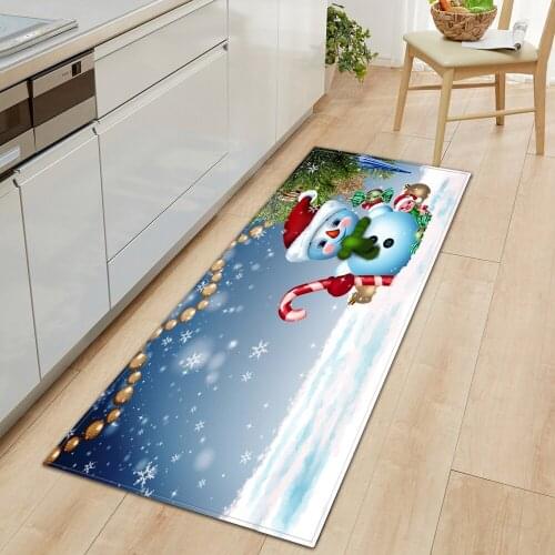 Kitchen Mat Christmas Decorations For Home Carpet In The Living Room Hallway Floor Mat Rug Doormat Bedroom Entrance Bath Long