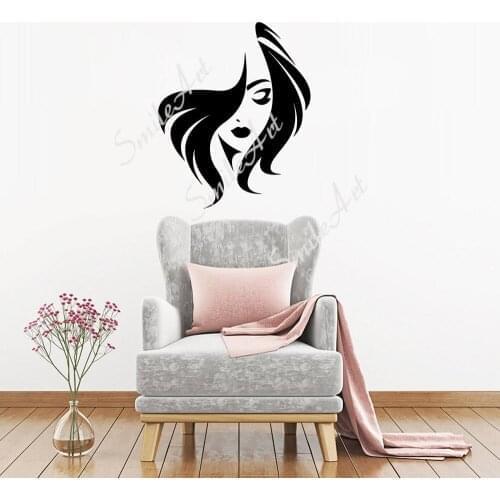NEW Beauty salon Wall Sticker Self Adhesive Vinyl Waterproof Wall Art Decal Kids Room Nature Decor Vinyl Mural Decal