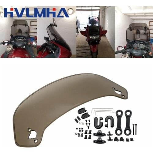 New Motorcycle Risen Adjustable Wind Screen Windshield Spoiler Air Deflector for BMW Kawasaki Z900 Honda for Triumph Yamaha