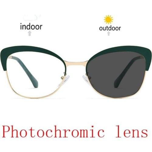 Female Sunglasses Transition Photochromic nearsighted glasses for Men women Optical prescription with Diopters reading Glasse NX