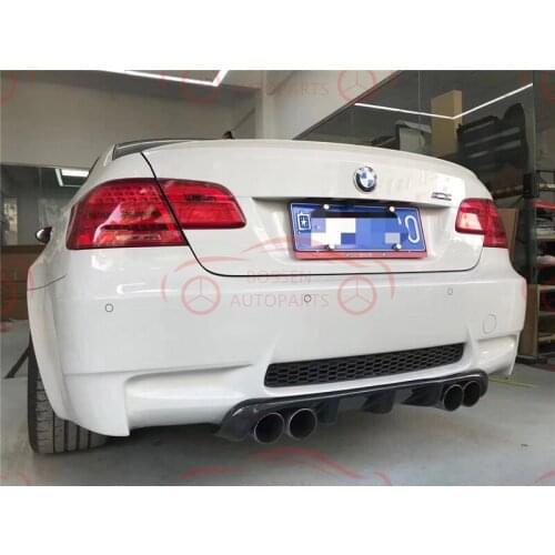 Suitable for BMW E92 M3 carbon fiber rear lip, rear lip spoiler, rear diffuser, body kit auto parts