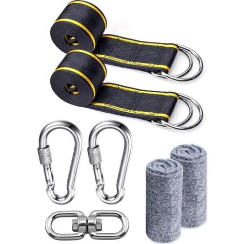 Tree Swing Strap Hanging Kits Straps for Swing, Spinner and Tree Protectors for Any Hammocks or Swings