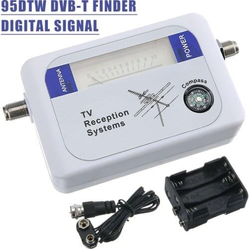 Portable Mini 95DTW DVB-T Signal Compass Finder High Quality TV Detector Antenna Strength Meter Mayitr