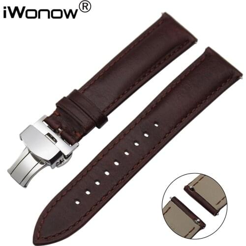 Italian Genuine Leather Watchband Quick Release for Longines Tissot Mido Omega Luminox Watch Band Wrist Strap 18mm 20mm 22mm