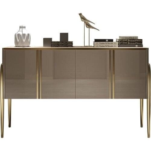 Nordic Light luxury living room porch cabinet postmodern simple American paint baking restaurant storage cabinet