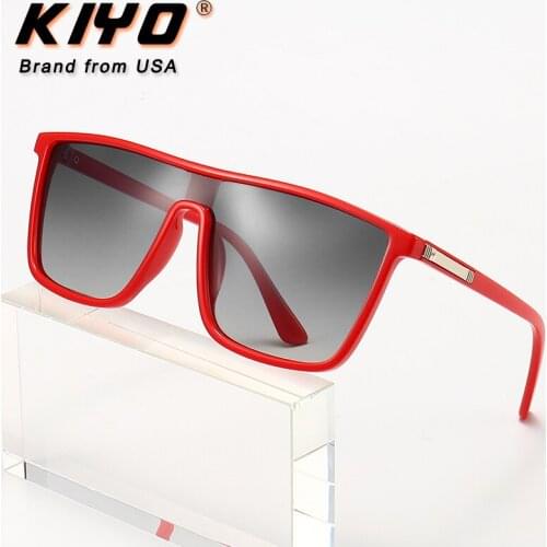 KIYO Brand 2020 New Women Men Square Polarized Sunglasses PC Classic Sun Glasses High Quality UV400 Driving Eyewear 3867