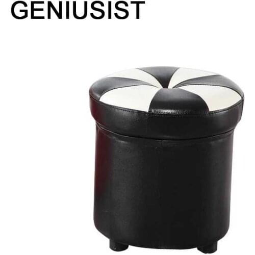 Living Room Chair Pufa Do Siedzenia Pouf Rangement Storage Vestidor Change Shoes Poef Ottoman Tabouret Taburete Foot Stool
