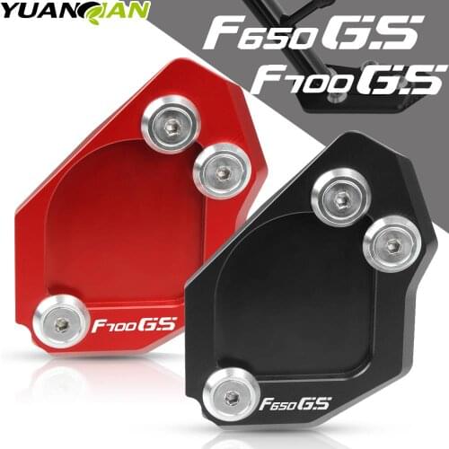 For BMW F700GS F700 GS 2008-2017 Motorcycle Enlarge Plate CNC Kickstand Side Stand Enlarger Extension Pad F650GS F 650 GS 08-14