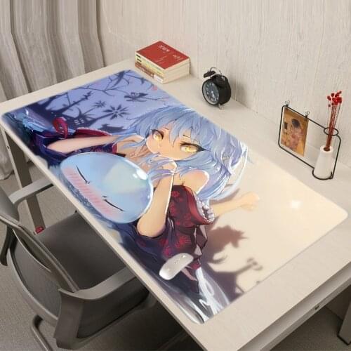 That Time I Got Reincarnated as a Slime Mause Pad Gamer Girl Mouse Carpet Pc Gaming Valorant Mausepad Kawaii Gaming Accessories