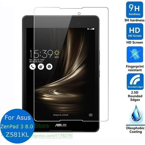 For Asus ZenPad 3 8.0 Z581KL Z581 2.5D 9H Safety Protective Film on Z581 8"inch 9H Tempered Glass Screen Protector