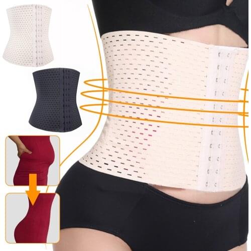 Womens Waist Trainer Underbust Corset Cincher Body Shaper Girdle Waist Trimmer Tummy Control Slimming Shapewear
