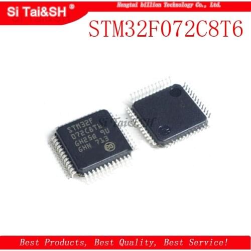 1pcs/lot STM32F072 STM32F072C8T6 LQFP48