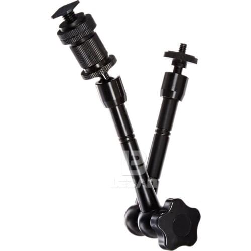 11 Inch Articulating Magic Friction Arm for Hot Shoe Mounts to Work with LED Panel, DSLR Monitor, Mic 7ARM