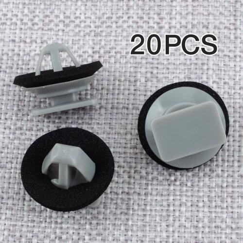 20Pcs Car Front Door Side Lower Molding Panel Trim Clips Fasteners Plastic KD5351SJ3A Fit For Mazda CX-5 2016 2015 2014 2013