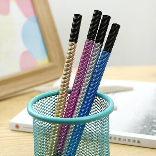 24PCS Stationery New Students Learn Creative Arm Force Black Neutral Pen Office Supplies Signature Pen