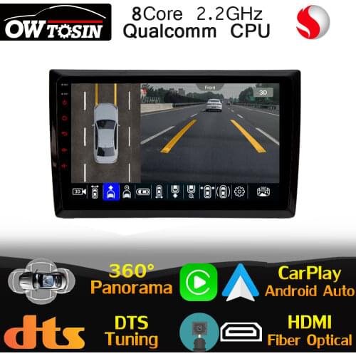 9" IPS Qualcomm CPU Android For Volkswagen VW Beetle 2011-2019 Car GPS CarPlay Stereo Auto Radio 360 Panoramic Optical HDMI WiFi