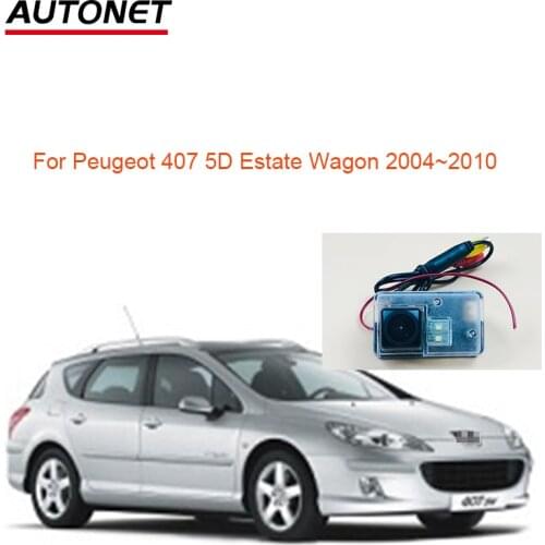 Autonet HD 1280*720 Fisheye Rear View Camera For Peugeot 407 5D Estate Wagon 2004~2010 license plate camera/dynamic rear camera