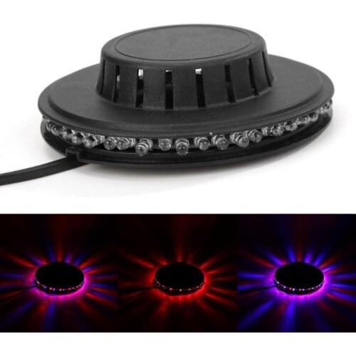 Colorful Rotating RGB LED Stage Light Xmas Party Effect Light Magic Double Balls LED KTV Bar DJ Disco Light Dropshipping