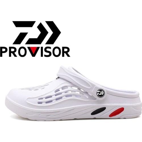 Daiwa Non-slip Fishing Large Size Shoes Summer Indoor Unisex Beach Slippers Casual Breathable Sandals Men Outdoor Waterproof