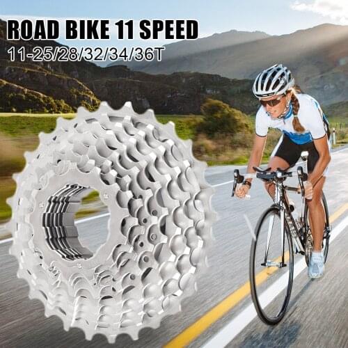 MTB Road Bike 11 Speed Cassette 11-25T/28T/32T/34T/36T Bicycle Freewheel for Shimano SRAM HG Hub MTB Road Bike Accessories