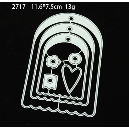 2020 Various labels Metal Cutting Dies DIY Scrapbooking Paper Photo Album Crafts Knife Mould Card Blade Punch Stencils for Decor