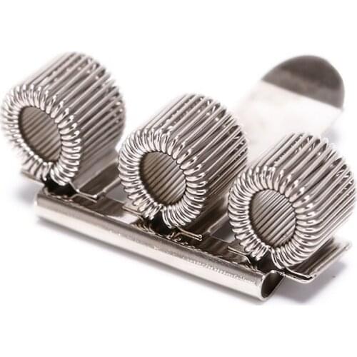 1 Piece Triple Hole Metal Pen Holder With Pocket Clip - Doctors, Nurse, Uniform etc