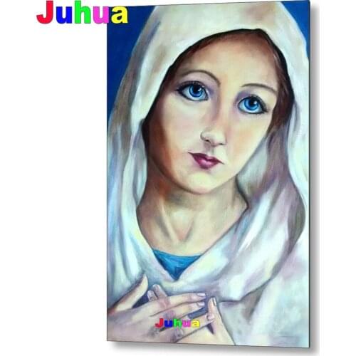 Mary Queen full square round diamond painting kit Diamond embroidery mosaic handmade Our Lady decoration,religion Gift,Wall Art