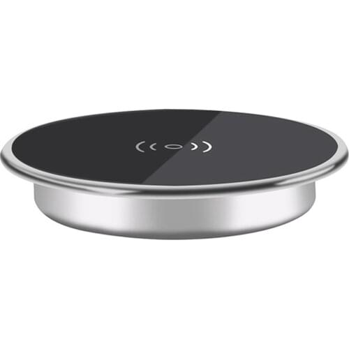 Desktop bedside table furniture desk bar mount 10W QI Wireless Charger for Samsung IPhone Smart Phone Fast Charging QI Universal