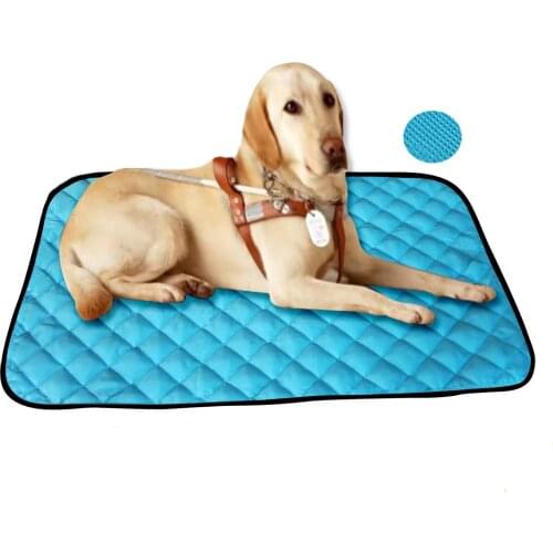 Dog Mat Cooling Summer Mat For Dogs Cat Blanket Sofa Breathable Pet Dog Bed Summer Washable Ice Pad Cool Silk Moisture Proof